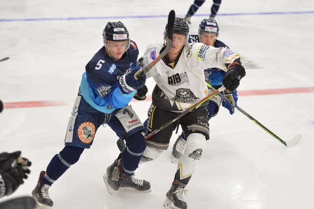 LEADING THE WAY: The recent Streaming Series involving Sheffield Steeldogs and Milton Keynes Lightning, along with Swindon Wildcats, proved hockey could be staged behind closed doors, while broadcasting the games live online to paying fans. Picture courtesy of Dean Woolley.