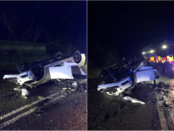 The scene of the accident. Photo: North Yorkshire Police