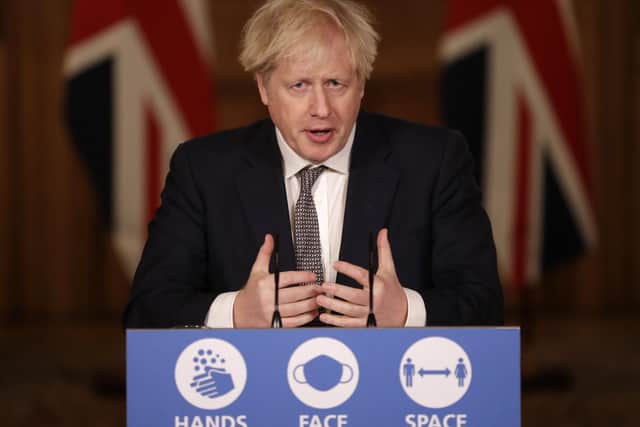 Mr Johnson will hold a press conference at 4pm today (Image: PA Wire/Matt Dunham)