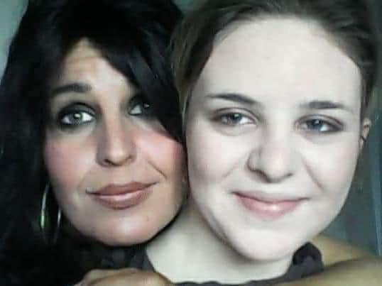 Sarah Nolan (left) told Leeds Crown Court of her heartbreak over the death of 15-year-old daughter Georgia Myers