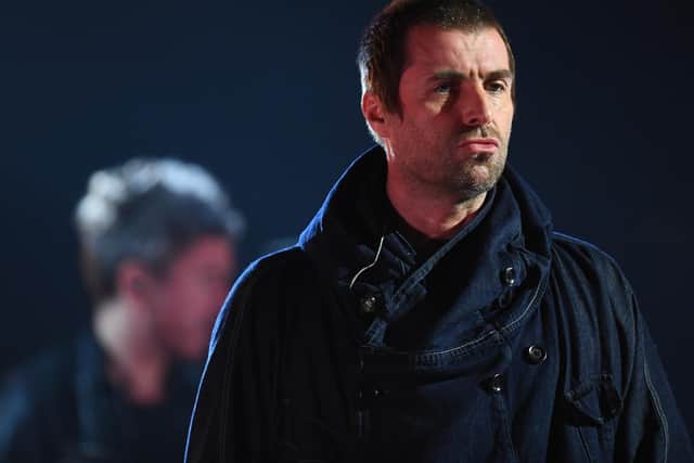 SUPPORT: For Leeds from Liam Gallagher, pictured on stage during the MTV EMAs 2019 at FIBES Conference and Exhibition Centre in Seville, Spain. Photo by Dave J Hogan/Getty Images for MTV.