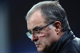 Leeds United head coach Marcelo Bielsa. Photo by Clive Brunskill/Getty Images.