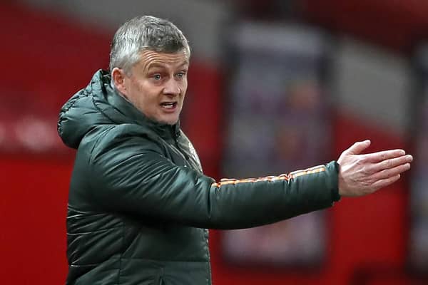 Manchester United head coach Ole Gunnar Solskjaer. Pic: Getty
