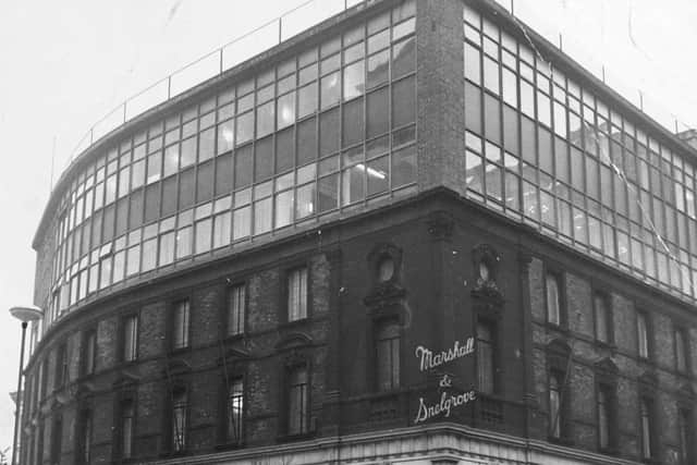 The Marshall and Snelgrove store at the junction of Bond Street and Park Row in January 1971.