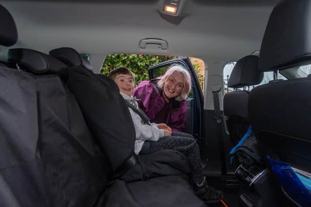 Luke Andrews, aged nine, from Meanwood,  has Down's syndrome and learning and physical disabilities.  The 50 year old PhysCap charity bought Luke a specialist £1,182 trike and a £680 car seat which his mum Cherie says have been life changing for Luke.

Picture: James Hardisty