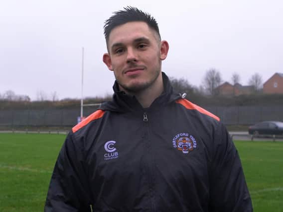 New signing Niall Evalds has begun pre-season with Castleford Tigers. Picture by Tom Maguire/Castleford Tigers.