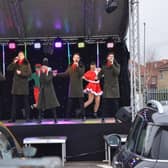 Leeds veterans enjoyed a Christmas party with a difference at The Not Forgotten Jingle Bell Rock drive-in concert at Leeds United Football Club.