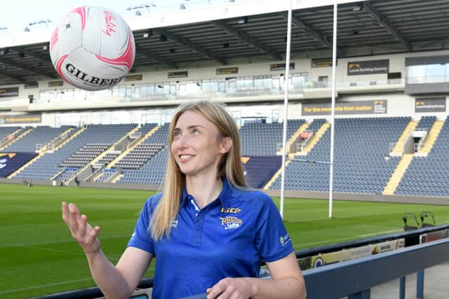 Leeds Rhinos' Jade Clarke. Picture: Gary Longbottom/JPIMedia.