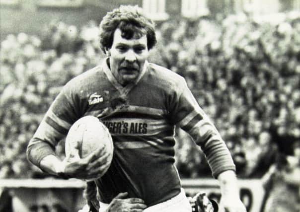 Leeds' veteran stand-off John Holmes took an elbow to the face early on against Widnes on this day in 1982.