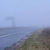 Heavy fog has been seen in Yorkshire this morning