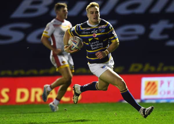 Alex Sutcliffe in Betfred Super League play-off action in November against Warrington. Picture: Jonathan Gawthorpe/JPIMedia.