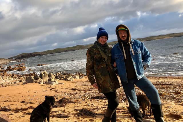 Sarah and Luke Flanagan have lived on a remote island since March 2020