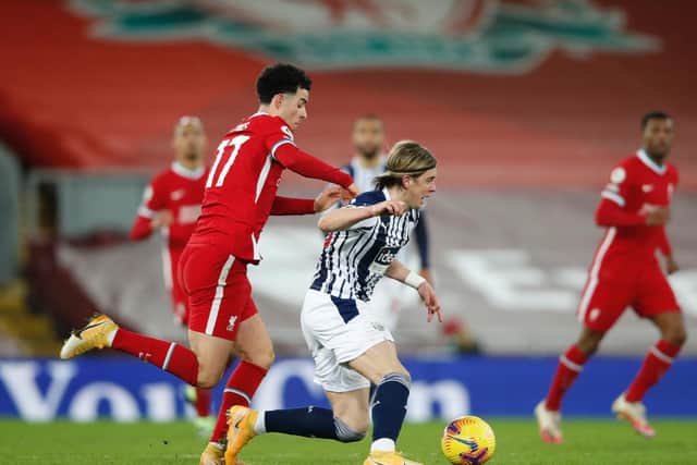 KEY MAN - Chelsea loanee Conor Gallagher has shone in the midfield for West Brom this season and will be one for Leeds United to watch tonight. Pic: Getty