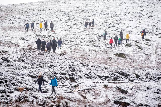 Snow in Yorkshire, 2020