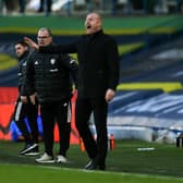 INCREDIBLY FRUSTRATED - Sean Dyche was very unhappy with two refereeing decisions in the Leeds United game against his Burnley side at Elland Road. Pic: Jonathan Gawthorpe