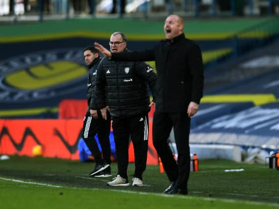 CONTRASTING STYLES - Marcelo Bielsa and Sean Dyche met at Elland Road in a game that didn't pan out as expected, before Leeds United claimed three points. Pic: Jonathan Gawthorpe