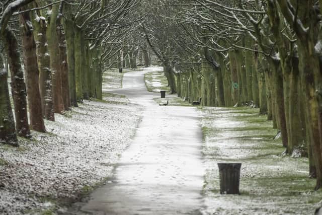 Snow in Leeds on Tuesday (Image: SWNS/Alex Cousins)