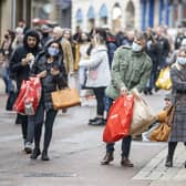 Shoppers in Leeds, where the coronavirus infection rate is rising (Image: Danny Lawson/PA Wire)