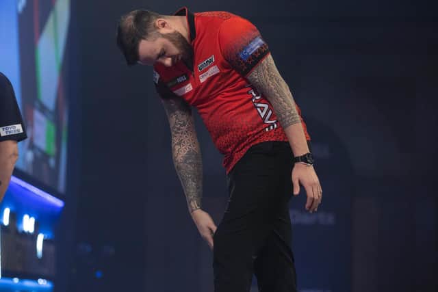 Joe Cullen played the game of his life, but it ended in despair. Picture by Lawrence Lustig/PDC.
