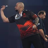 Devon Petersen during his win over Jason Lowe. Picture by Lawrence Lustig/PDC.