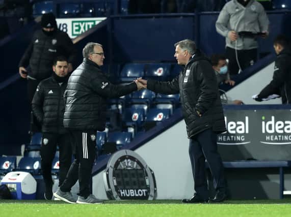 GOOD DAY - Marcelo Bielsa came out on top of his battle with Sam Allardyce with a 5-0 Leeds United victory at West Brom. Pic: Getty
