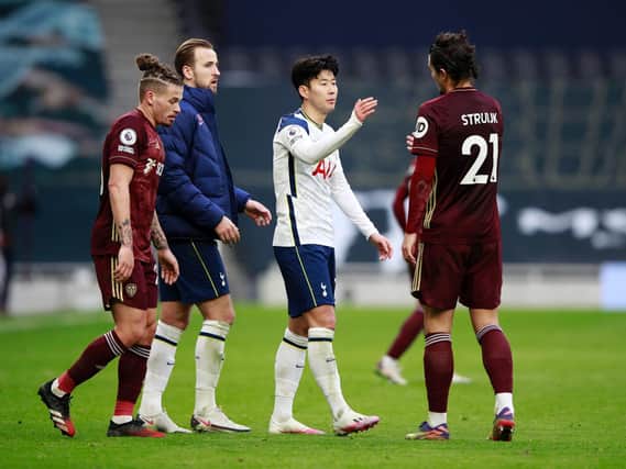 DEADLY DUO - Harry Kane and Son Heung-Min both found the net against Leeds United but were given a helping hand by the visitors. Pic: Getty
