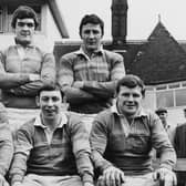 Key members of Leeds' 1968-69 team included, from the back left to right: Alan Smith and Syd Hynes. From thefront left: John Atkinson, captain Barry Seabourne and Mick Shoebottom.