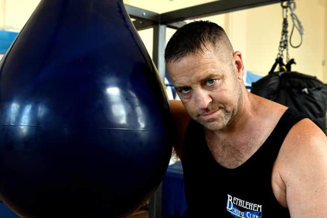 Lee Murtagh at the Bethlehem Boxing Club in Leeds 

Picture: Gary Longbottom