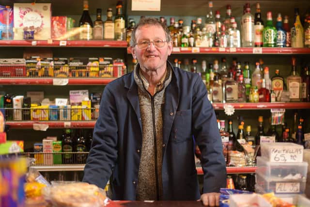 Paul Broadbent, 65, is considering retiring after spending his whole life running the family's general store