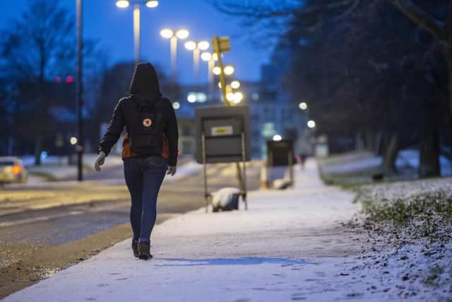 Sleet and snow are forecast between 4am and 7am on Friday morning (Photo: SNWS)
