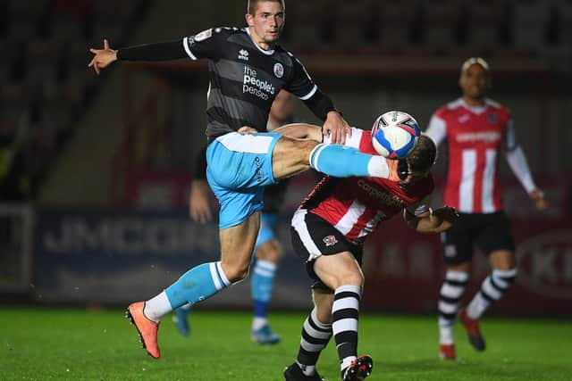 HAMSTRING ISSUE: For Crawley Town striker Max Watters. Photo by Harry Trump/Getty Images.