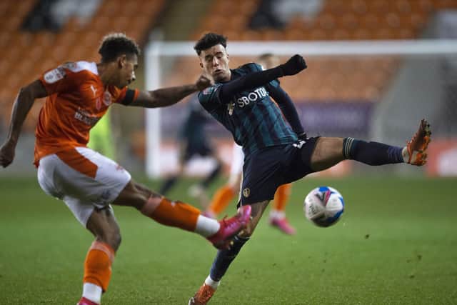 Leeds United academy star Sam Greenwood, right. Picture: Getty Images.