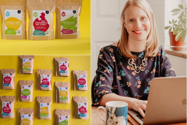 A Yorkshire mum left her role as an accountant at ASDA head office in Leeds after maternity leave to pursue her dream - creating an innovative frozen toddler food business.
