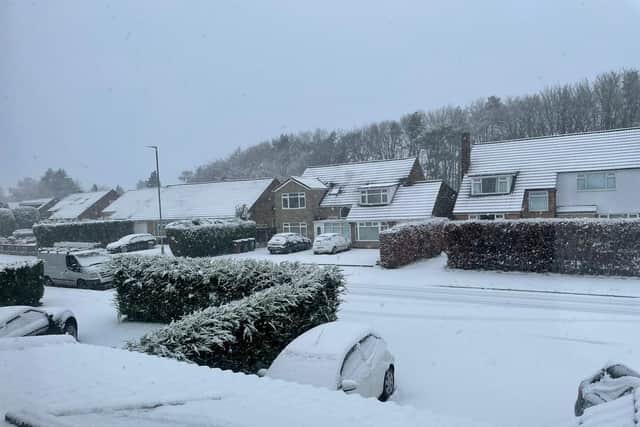 Snow in Alwoodley.