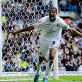 Jermaine Beckford celebrates scoring against Bristol Rovers at Elland Road in May 2010. PIC: Getty