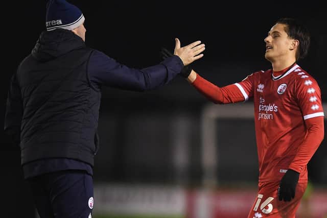 GOAL THREAT - Tom Nichols is one of John Yems' Crawley Town attackers having a good season in League Two. Pic: Getty