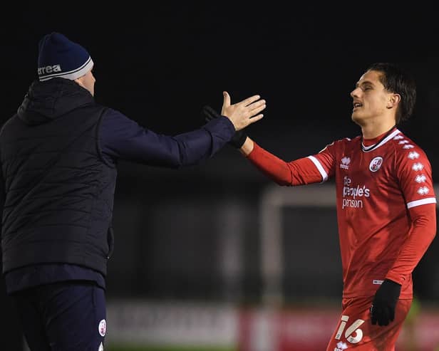 GOAL THREAT - Tom Nichols is one of John Yems' Crawley Town attackers having a good season in League Two. Pic: Getty