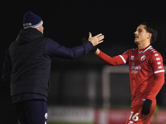 GOAL THREAT - Tom Nichols is one of John Yems' Crawley Town attackers having a good season in League Two. Pic: Getty