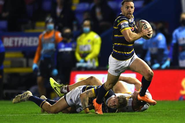 Luke Gale on the attack in the final game of last season, against Catalans Dragons. Picture by Jonathan Gawthorpe.