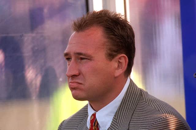 Dean Bell took over from Doug Laughton in 1995. Picture: Steve Riding.