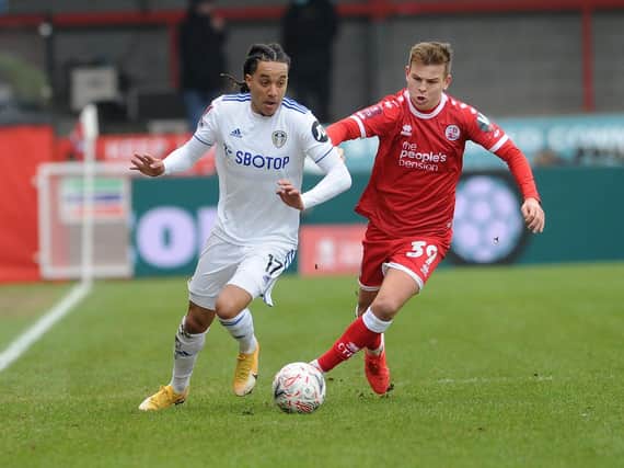 Leeds United fell to defeat at Crawley Town. Pic: Simon Hulme