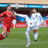 GOAL HERO - Jordan Tunnicliffe grabbed an FA Cup goal in Crawley Town's 3-0 win over Leeds United. Pic: PA