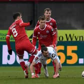 UNFAMILIAR ROLE: For Leeds United winger Jack Harrison, above, who replaced Rodrigo upfront as part of a bizarre triple change made at half-time. Photo by Simon Hulme.