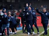 GOOD DAY - Crawley Town enjoyed one of their best days in history with a 3-0 win over Marcelo Bielsa's Premier League Leeds United. Pic: Simon Hulme
