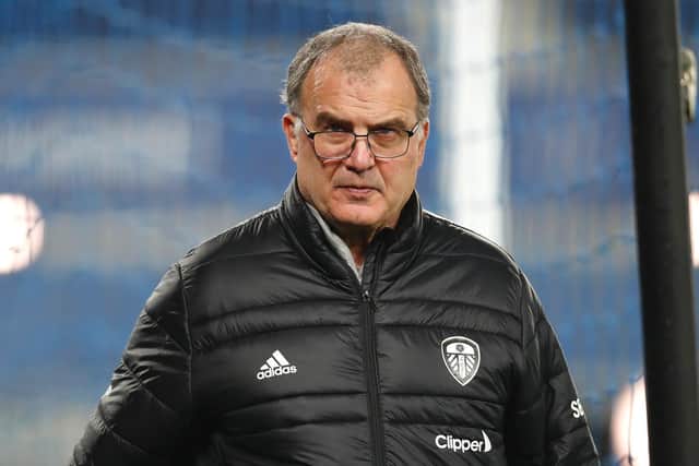 Leeds United head coach Marcelo Bielsa. Pic: Getty