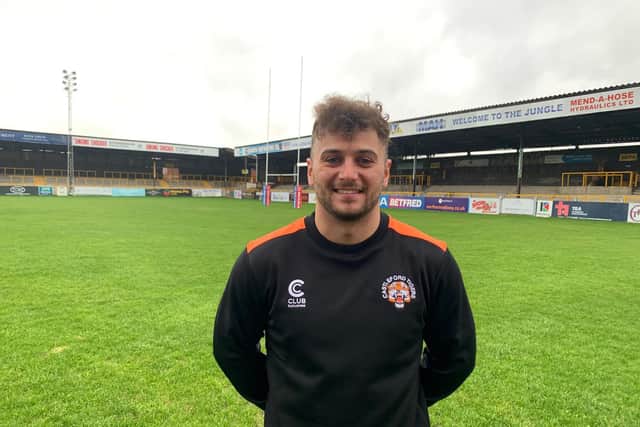 Castleford Tigers trialist Lloyd Wheeldon. Picture by Tom Maguire.