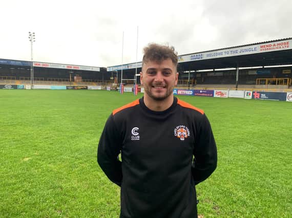 Castleford Tigers trialist Lloyd Wheeldon. Picture by Tom Maguire.