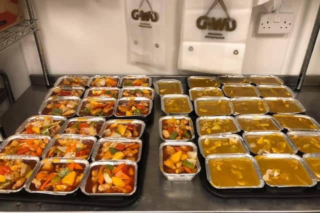 The restaurant donated 40 meals to the homeless every week in December