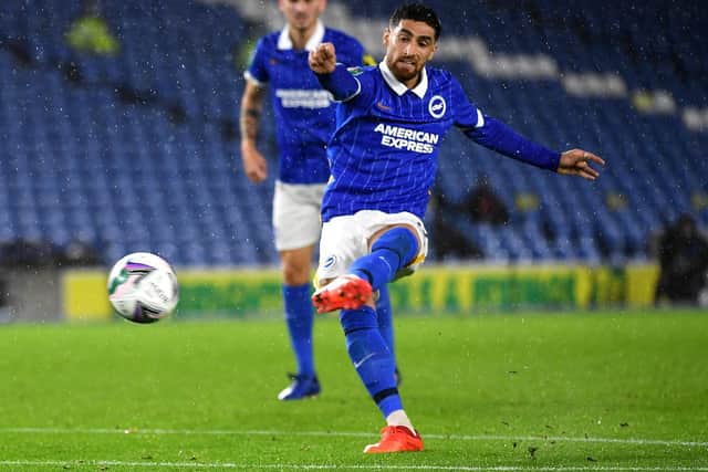 LATEST SETBACK: Iranian international attacking midfielder Alireza Jahanbakhsh has joined Brighton's list of injuries. Photo by Andy Rain - Pool/Getty Images.
