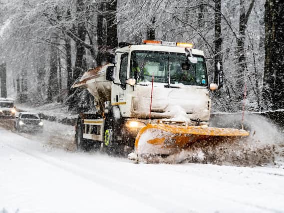 Leeds Council has been gritting roads today